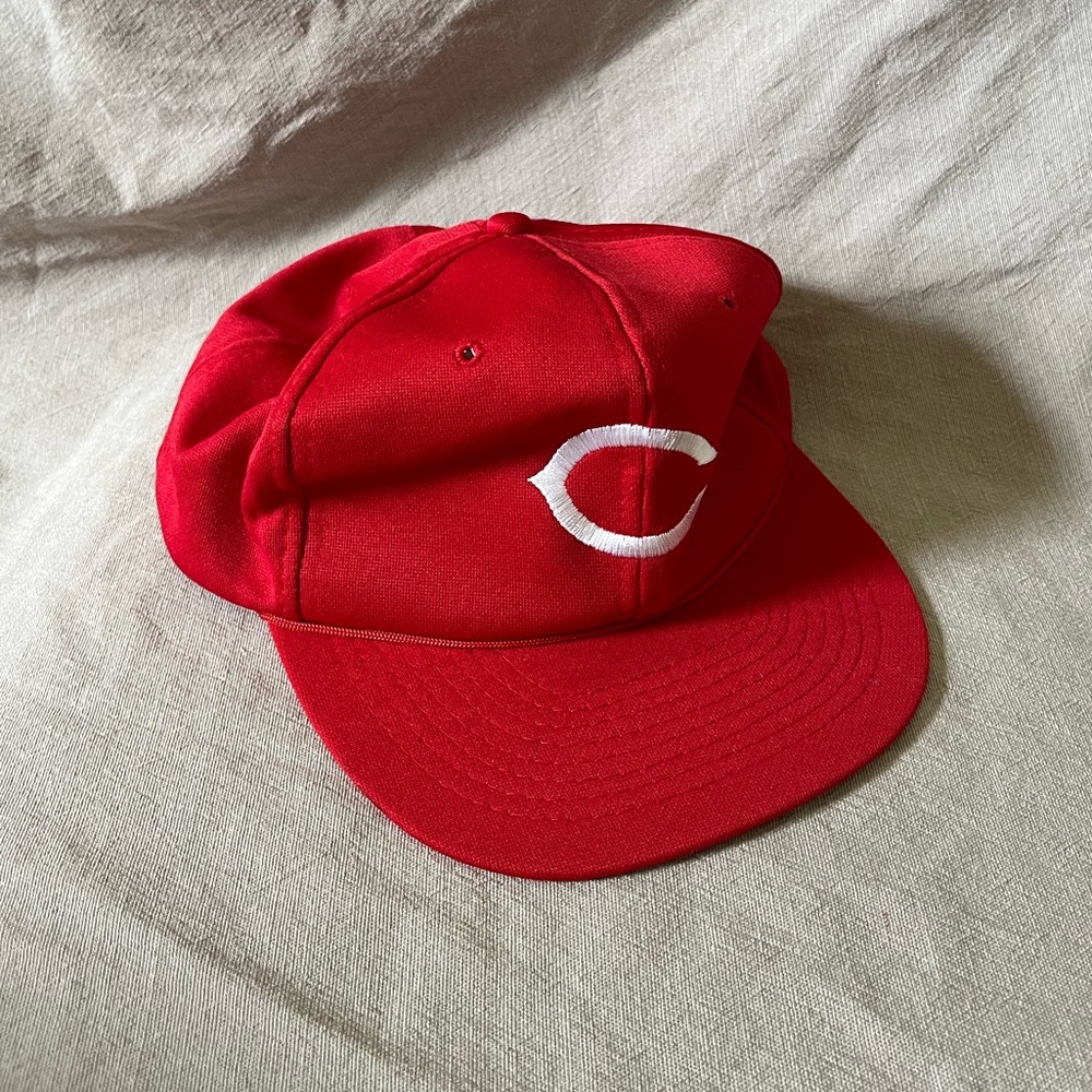 Vintage Reds Baseball Trucker Hat
